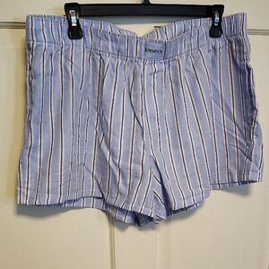 Striped Blue and White Boxers